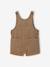 Short Corduroy Dungarees for Babies pecan nut 