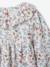 Newborn Set: Flower Print Dress + Tights ecru 