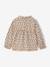 Printed long-sleeved baby t-shirt taupe 