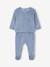 Pack of Two 2-Piece Velour Pyjamas for Newborns ecru 