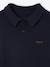 Plain Polo-Neck Jumper night blue 