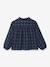 Cotton Gauze Blouse for Girls, CYRILLUS navy blue 