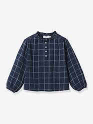Cotton Gauze Blouse for Girls, CYRILLUS Girls-Cotton Gauze Blouse for Girls, CYRILLUS