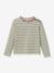 Striped T-Shirt in Organic Cotton Liberty Fabric, CYRILLUS printed pink+printed violet 