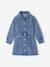 Denim Dress for Girls medium blue 
