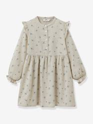 Dress with Margotine print for girls by CYRILLUS Girls-Dress with Margotine print for girls by CYRILLUS