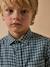 Boy's gingham flannel shirt CYRILLUS green 