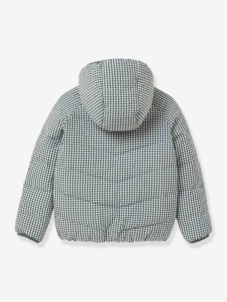 Reversible Lightweight Jacket for Girls, CYRILLUS green 