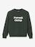 Sherpa-Lined Sweatshirt for Boys, CYRILLUS green 