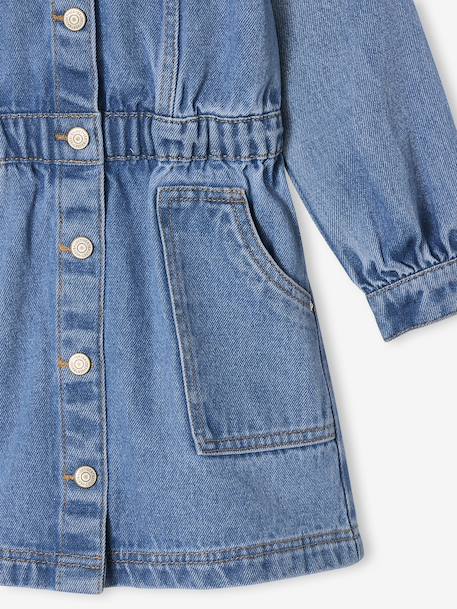 Denim Dress for Girls medium blue 