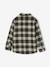 Chequered Flannel Shirt with Sherpa Lining for Boys chequered green 