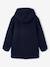 Woollen Duffle Coat with Sherpa Lining for Boys marl grey+navy blue 