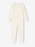 Pack of 2 Heart Print Velour Pyjamas for Girls ecru 