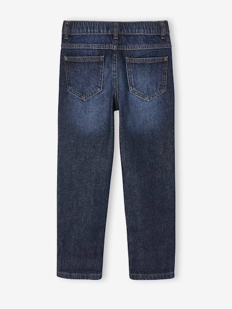 Elasticated Wide Leg Jeans, Adjustable Waist brut denim+stone 