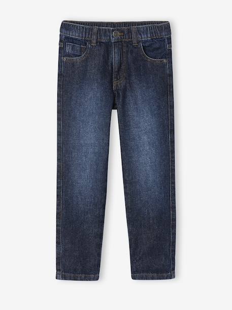 Elasticated Wide Leg Jeans, Adjustable Waist brut denim+stone 