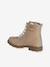 Ankle Boots with Laces & Zip for Children, Designed for Autonomy nude pink 