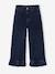 Wide-Leg Jeans with Frills, for Girls deep blue 