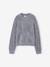 Fluffy Knit Christmas Jumper with Silvery Effect for Girls, JONEN silver 
