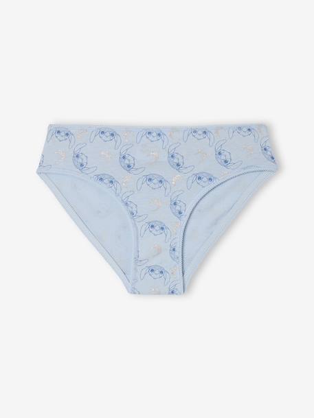 Pack of 5 Disney® LILO & STITCH girl's briefs sky blue 