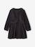 Fancy Corduroy Dress for Girls anthracite 