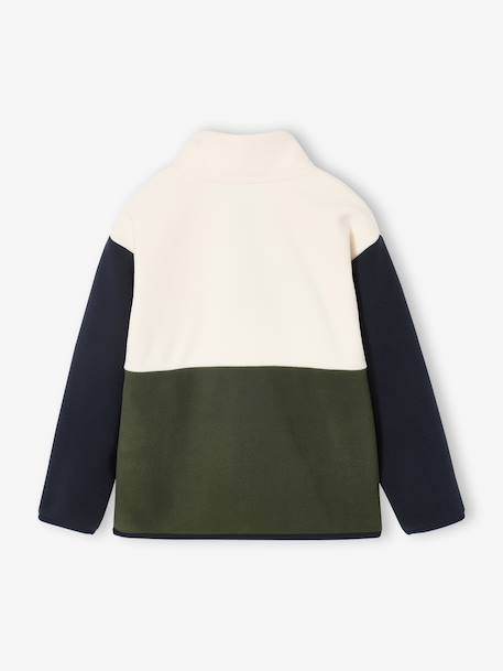 Long-Sleeved Fleece Sweatshirt for Boys green 