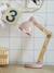 Articulated Wood & Metal Table Lamp rose+white 