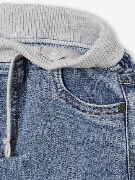 Indestructible relaxed straight jeans easy to pull on for boys denim grey+double stone+stone 