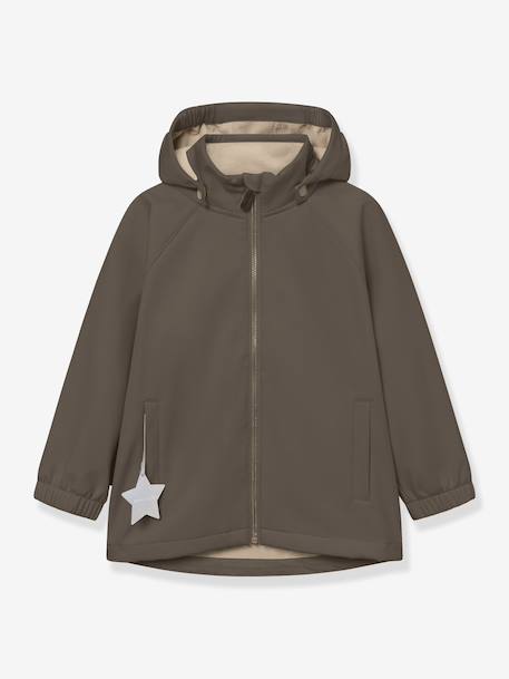 MATADEN MINI A TURE softshell jacket for children deep blue+khaki 