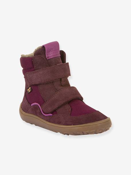 Barefoot TEX WINTER FRODDO children's winter boots black+bordeaux red+night blue+olive+slate grey 