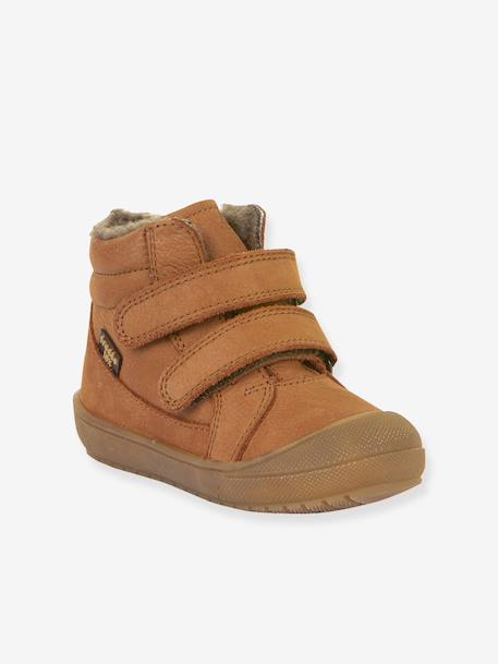Children's OLLIE WOOL TEX FRODDO boots caramel+night blue+petrol blue 