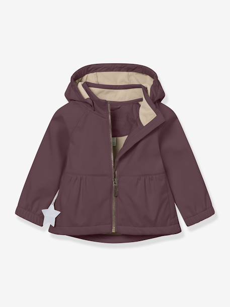 Girl's MATBRIDDI softshell jacket MINI A TURE deep blue+plum 