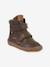 Children's barefoot winter shoes BAREFOOT TEX WINTER Froddo brown+night blue 