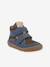 Barefoot TEX WOOL FRODDO children's boots blue+slate grey 