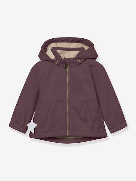 Girl's MATBRIDDI softshell jacket MINI A TURE deep blue+plum 