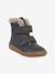 BAREFOOT FURRY FRODDO children's barefoot boots bordeaux red+night blue 
