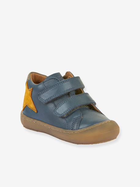 Boys' touch-fastening slippers OLLIE S STAR Froddo blue 