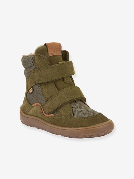 Barefoot TEX WINTER FRODDO children's winter boots black+bordeaux red+night blue+olive+slate grey 
