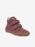 Barefoot boots for children BAREFOOT WINTER FURRY FRODDO bordeaux red+night blue 