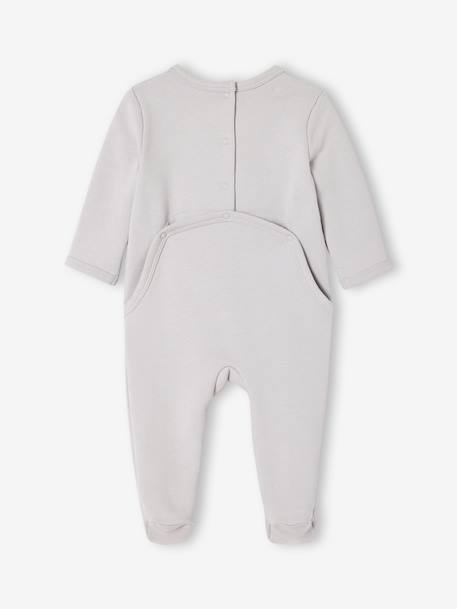Pack of 2 'Cars' Sleepsuits in Fleece for Newborns pale blue 