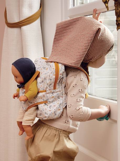 Baby Doll-Carrying Backpack - Pomea - DJECO multicoloured 