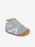 Lace-Up Leather Ankle Boots for Baby Boys, B1 by Babybotte® BLUE LIGHT SOLID 