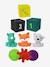 Set of 9 Elements for Sensory Activities, by INFANTINO Green 