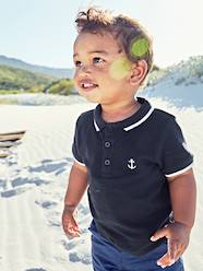 Polo Shirt with Embroidery on the Chest, for Baby Boys