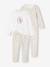 Pack of 2 Unicorn Velour Pyjamas for Girls ecru 