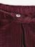 Loose-Fit Corduroy Trousers for Girls bordeaux red+chocolate+old rose 