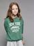 Sweatshirt with New York design for girls JONEN English green 