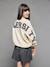University Sweatshirt with Letters on the Back ecru 