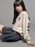 University Sweatshirt with Letters on the Back ecru 