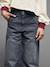 Wide-Leg Carpenter Trousers for Girls, JONEN deep blue+denim grey+medium blue 