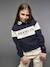 Polo-Neck Sweatshirt for Girls, JONEN navy blue 